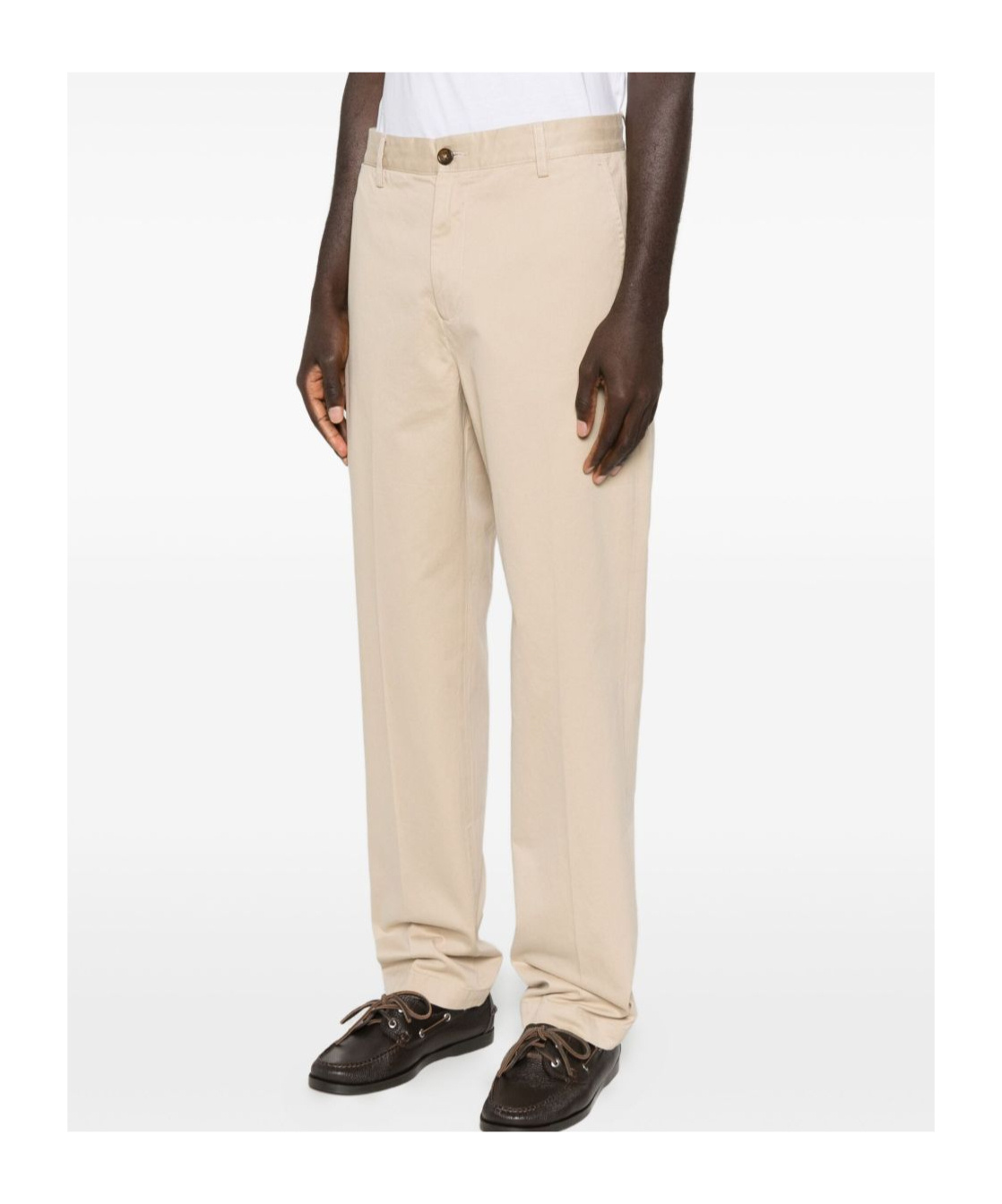 Sebago Belt Loop Casual Pants In Neutral