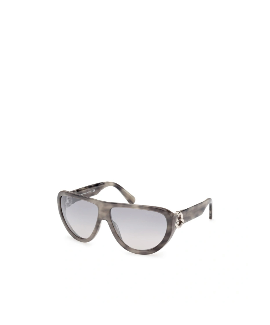 Moncler Oversized-frame Sunglasses In Gray