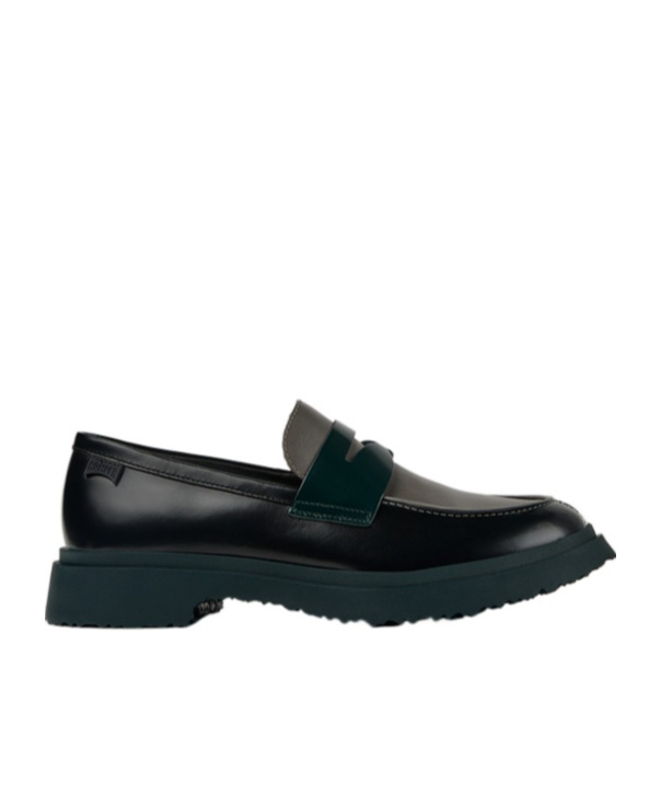 Camper Round Toe Loafers In Multi