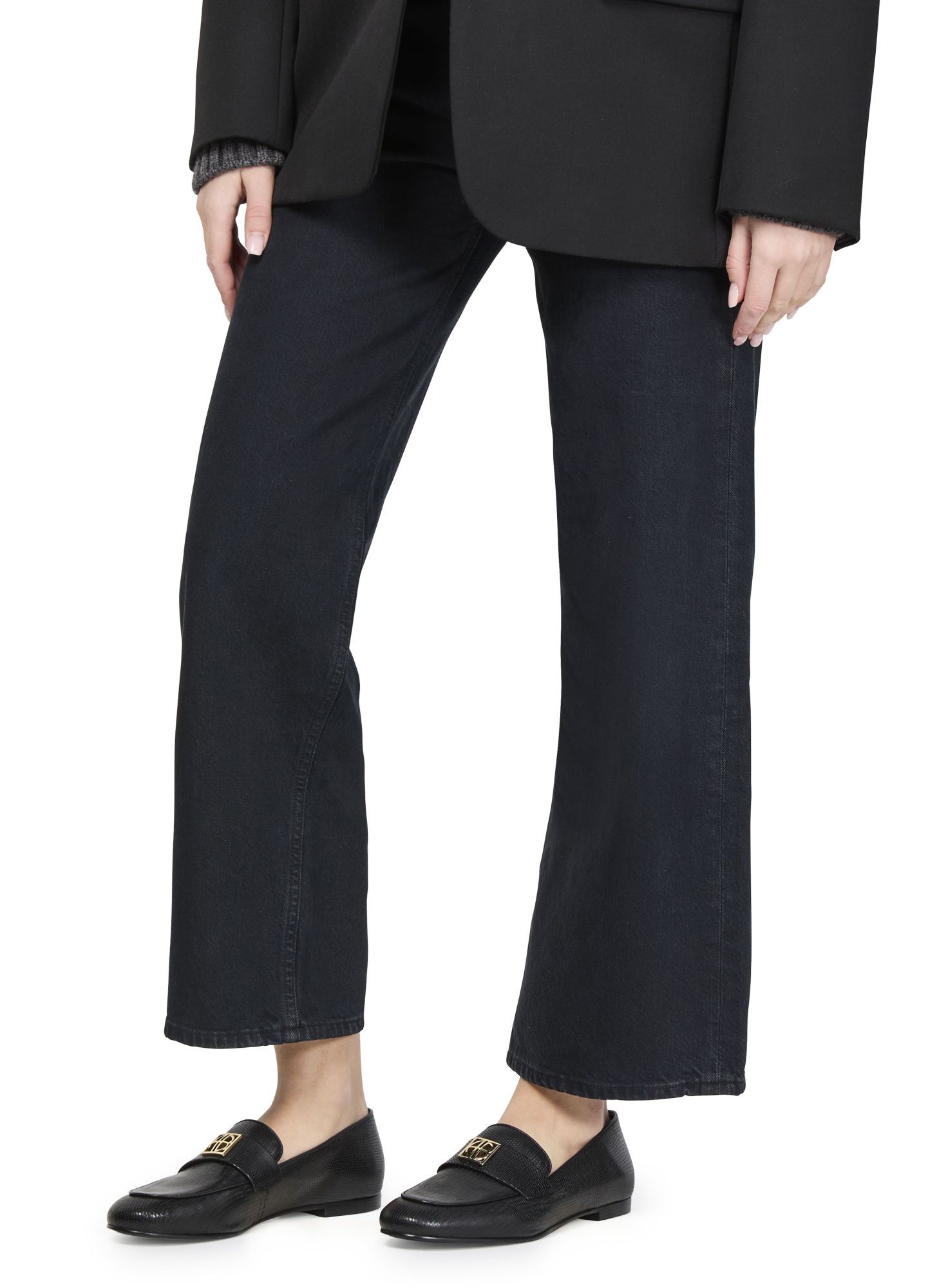 Shop Anine Bing Logo Loafers
