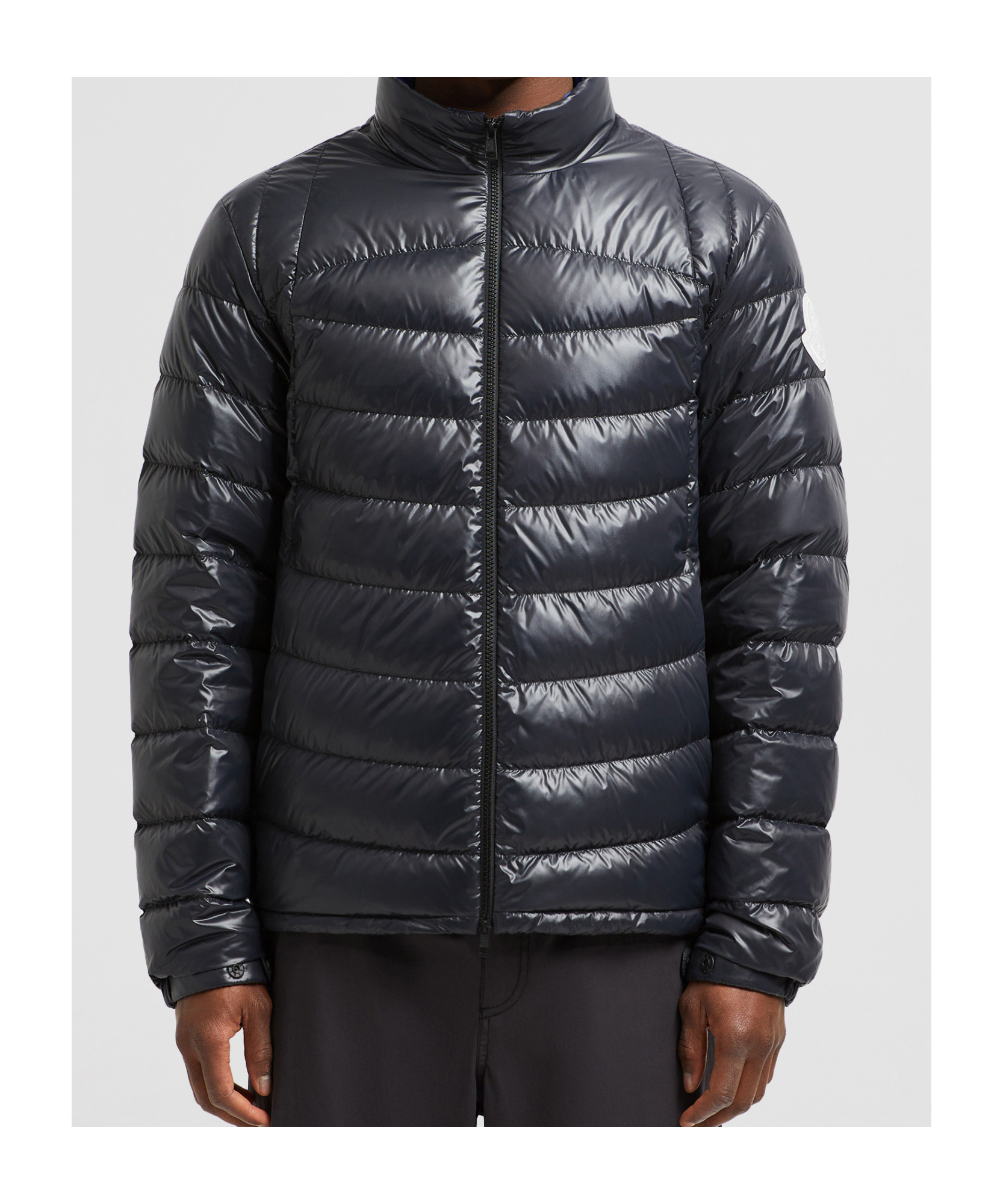 Moncler Galeso Quilted Down Jacket In Black