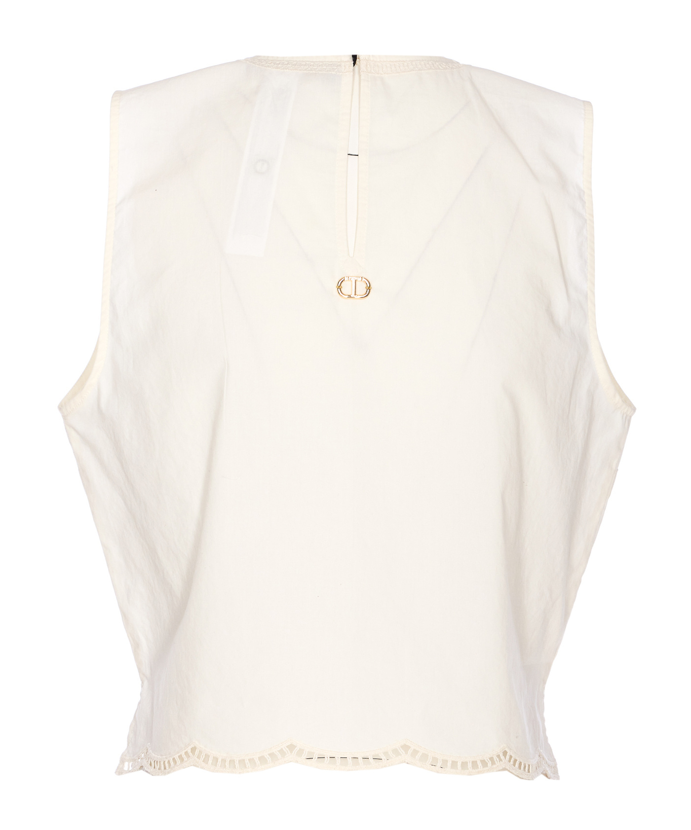 Shop Twinset Broderie-anglaise Blouse