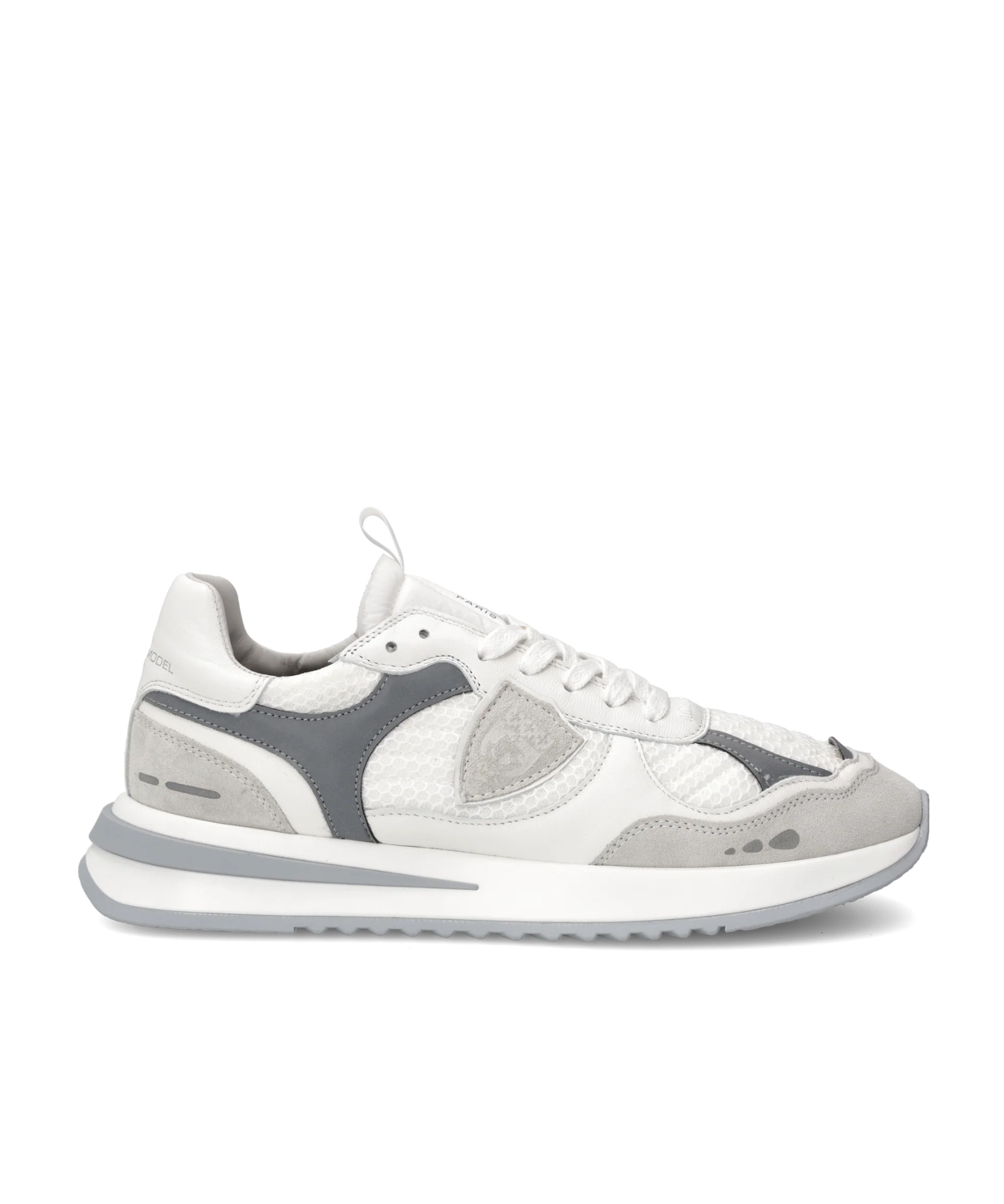 Philippe Model Lace-up Low-cut Casual Shoes In White