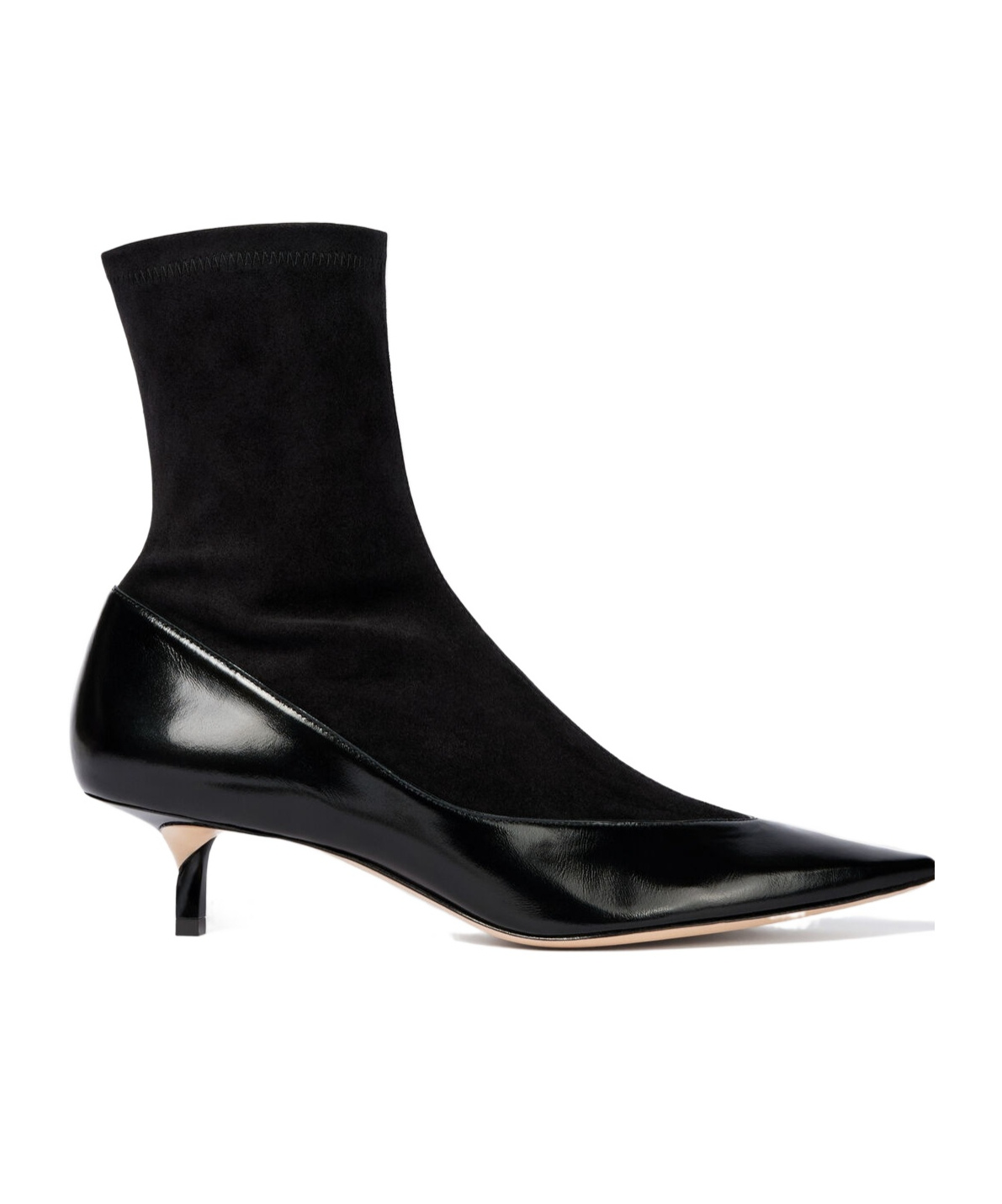Jacquemus Tourni High-heeled Ankle Boots In Black