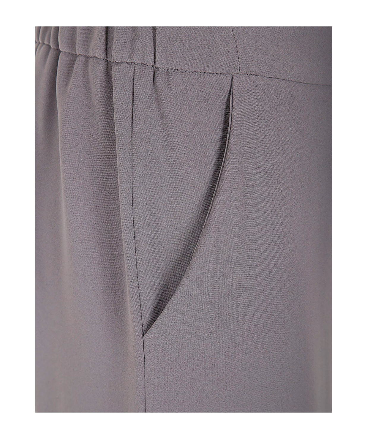 Shop P.a.r.o.s.h Tailored Wide-leg Trousers In Gray