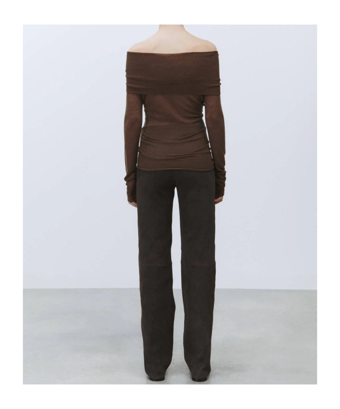 Alysi Cowl-neck Sweater In Brown