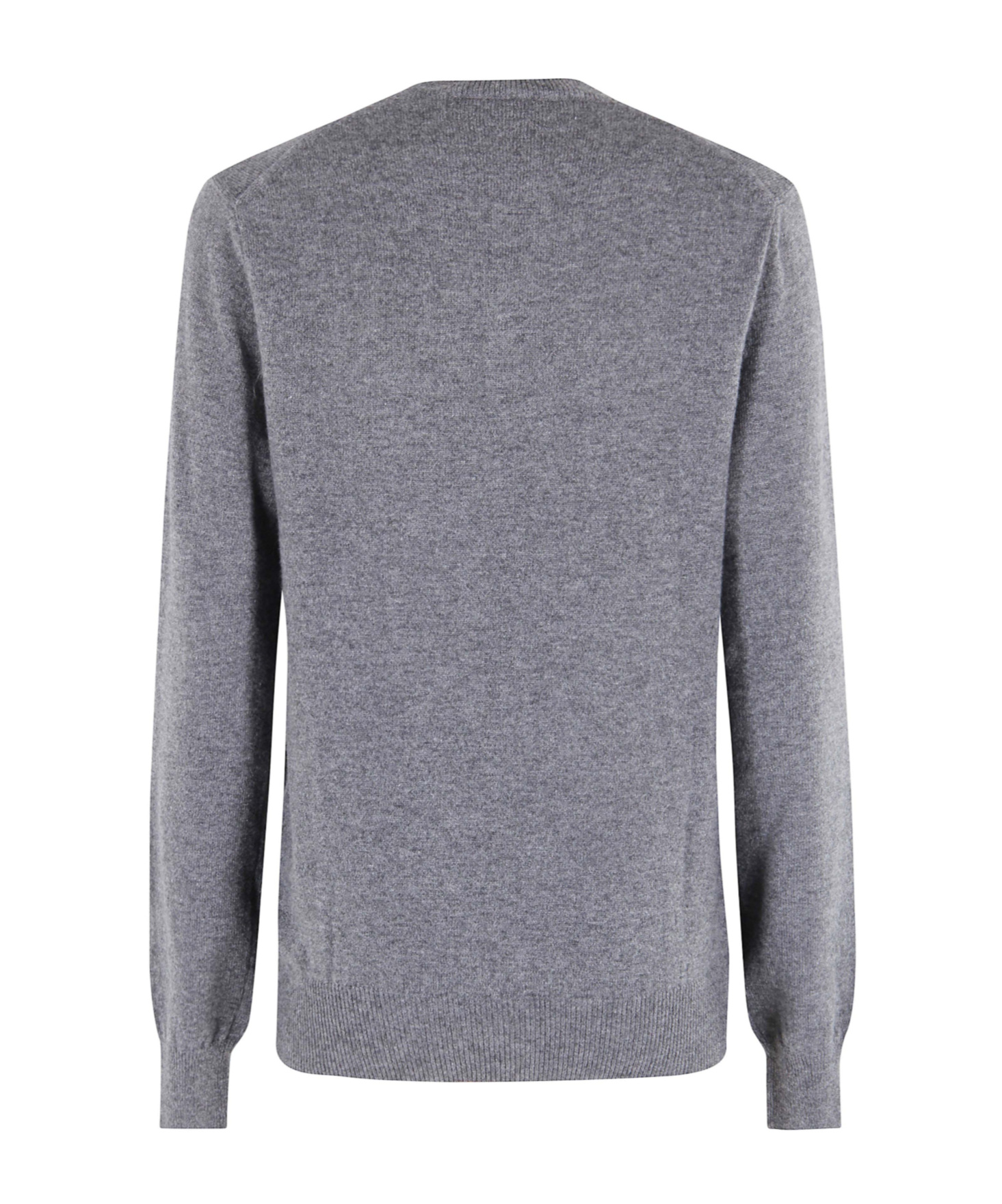 Comme Des Garçons Play Long-sleeved Sweater In Gray