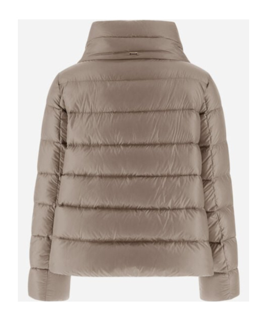 Herno Long-sleeved Down Jacket In Nude