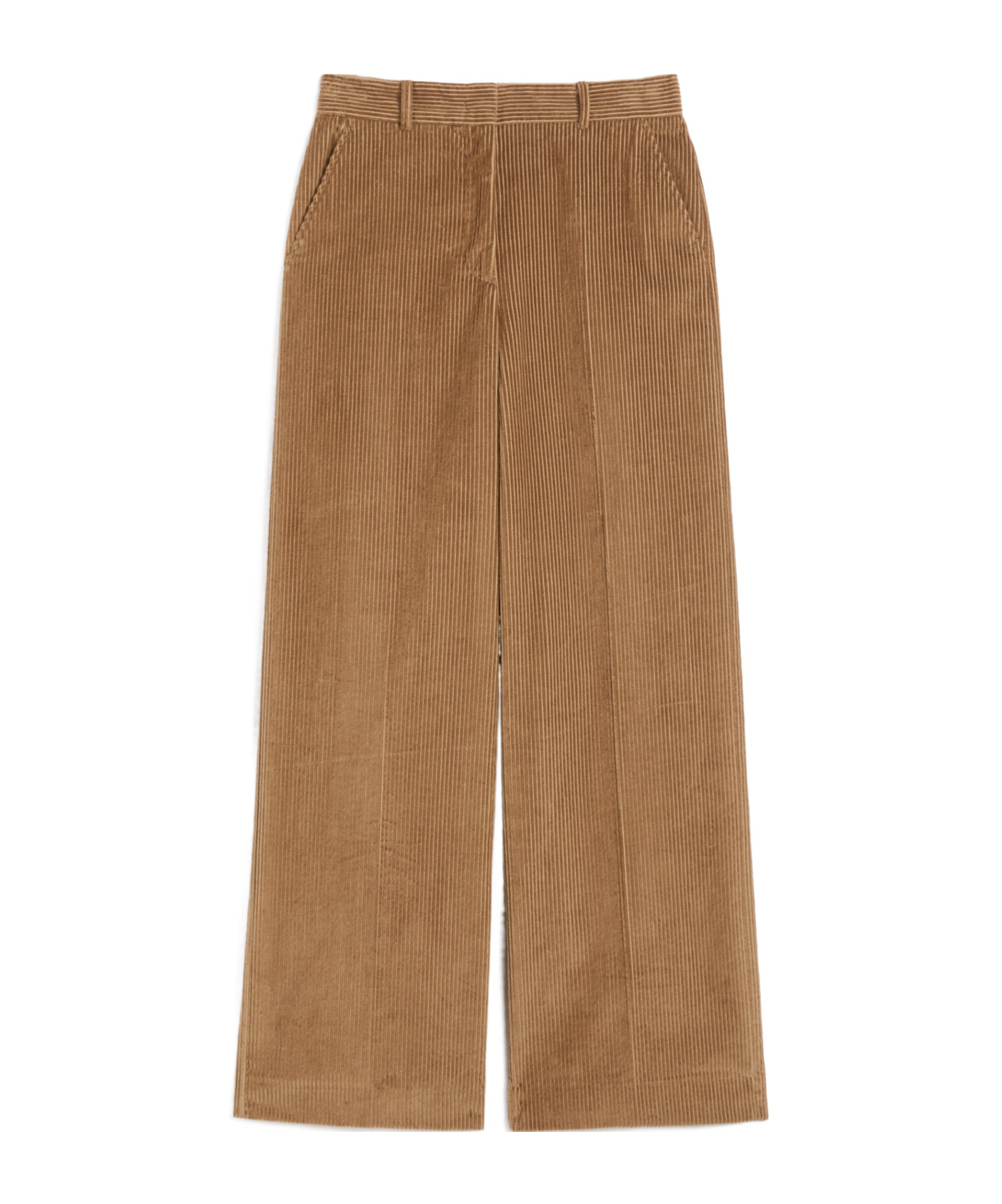 Weekend Max Mara Wide Leg Casual Pants In Brown