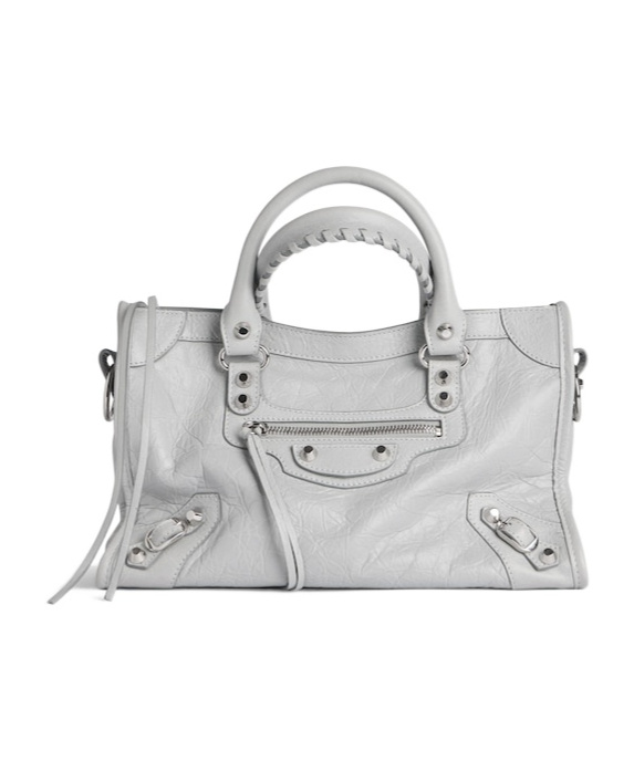 Balenciaga Le City Small Arena Leather Crossbody Bag