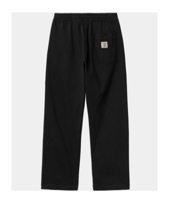 Carhartt Elastic Drawstring Waist Casual Pants In Black