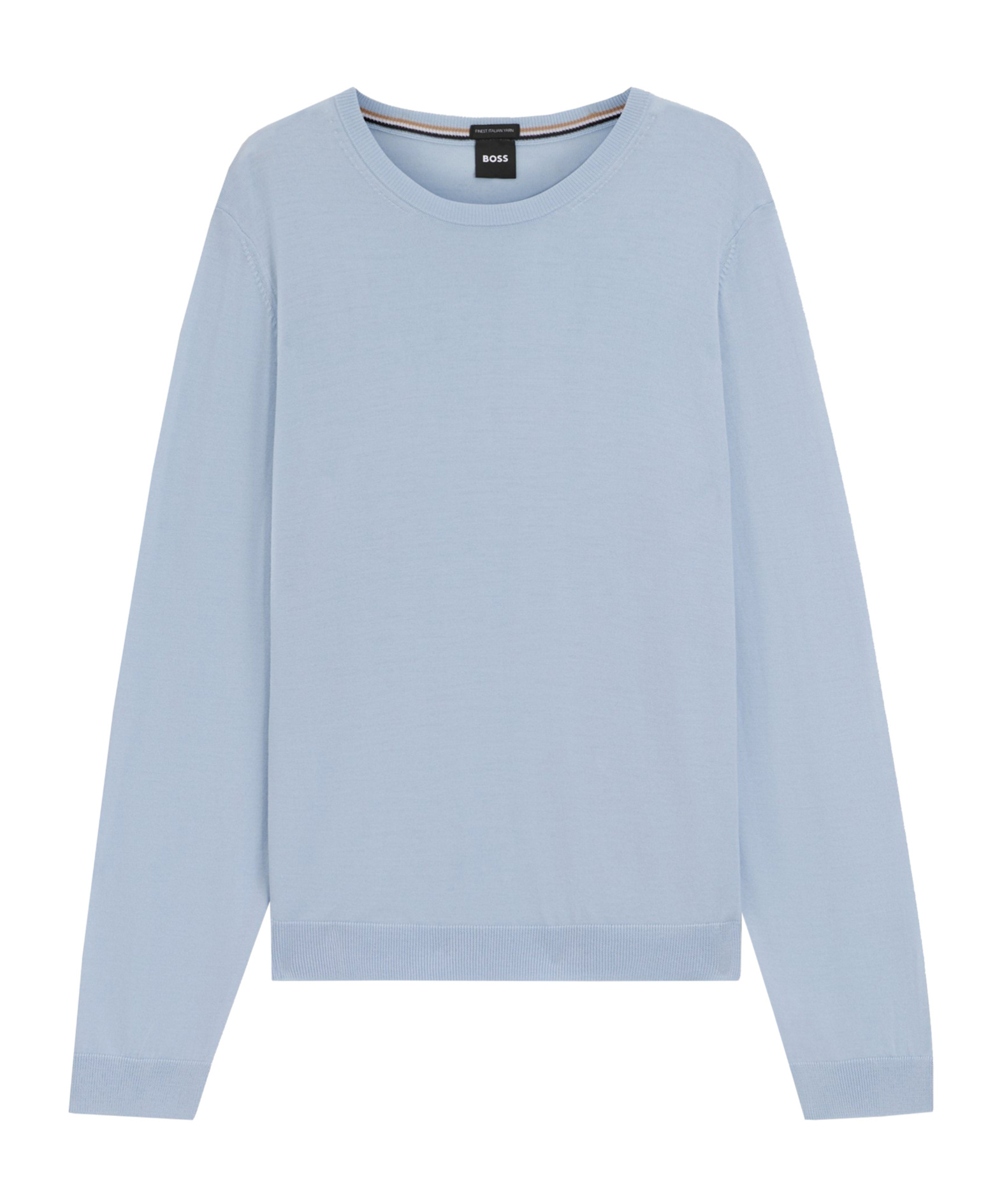 Hugo Boss Long-sleeved Sweatshirt In Blue