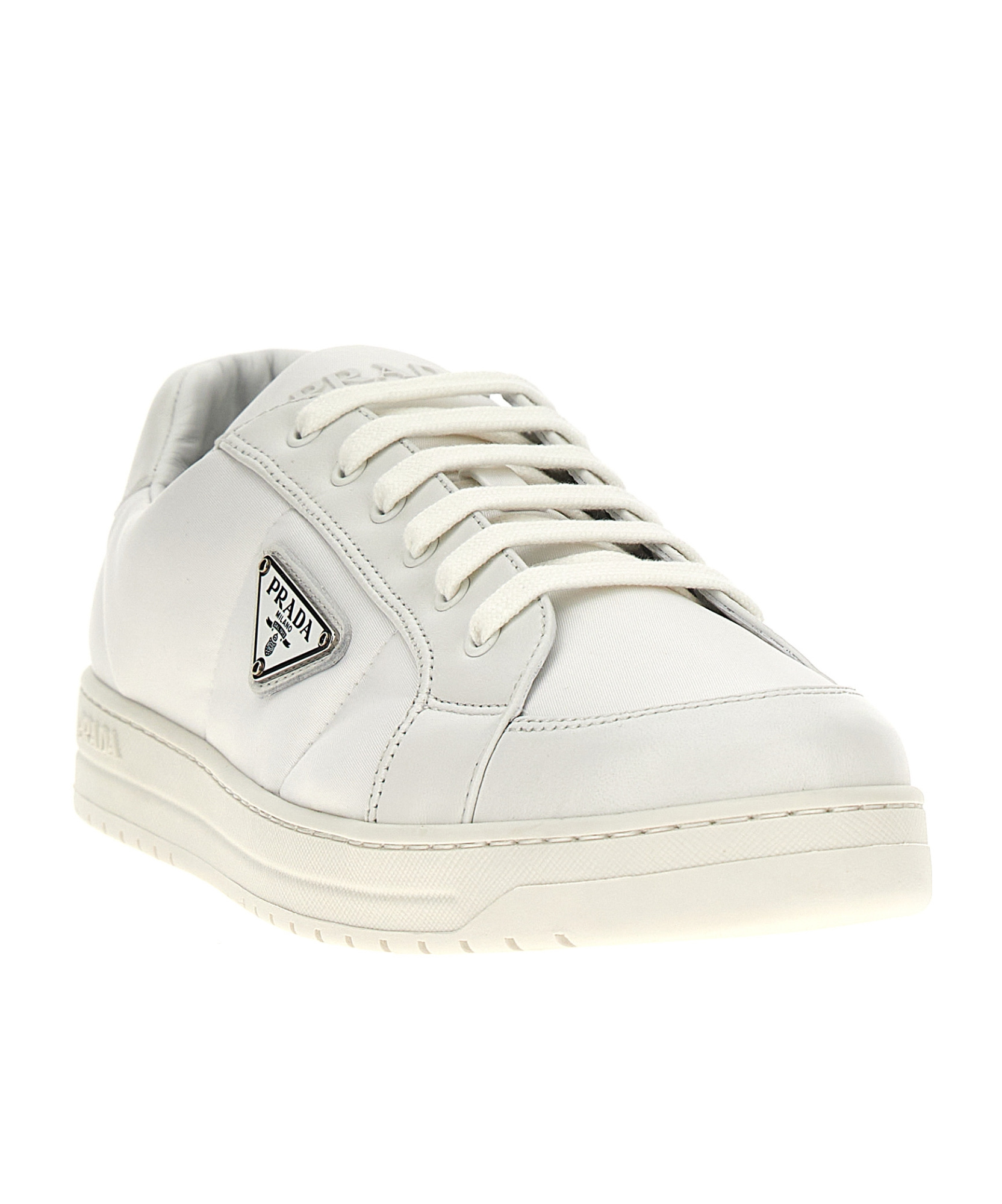 Prada Downtown Sneakers In White