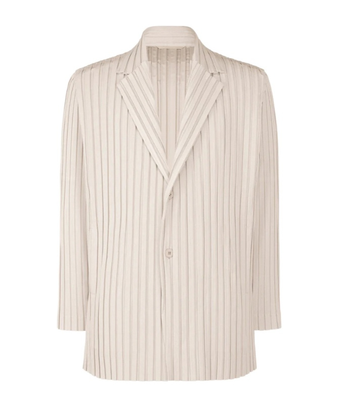 ISSEY MIYAKE BOX PLEATS ENSEMBLE JACKET