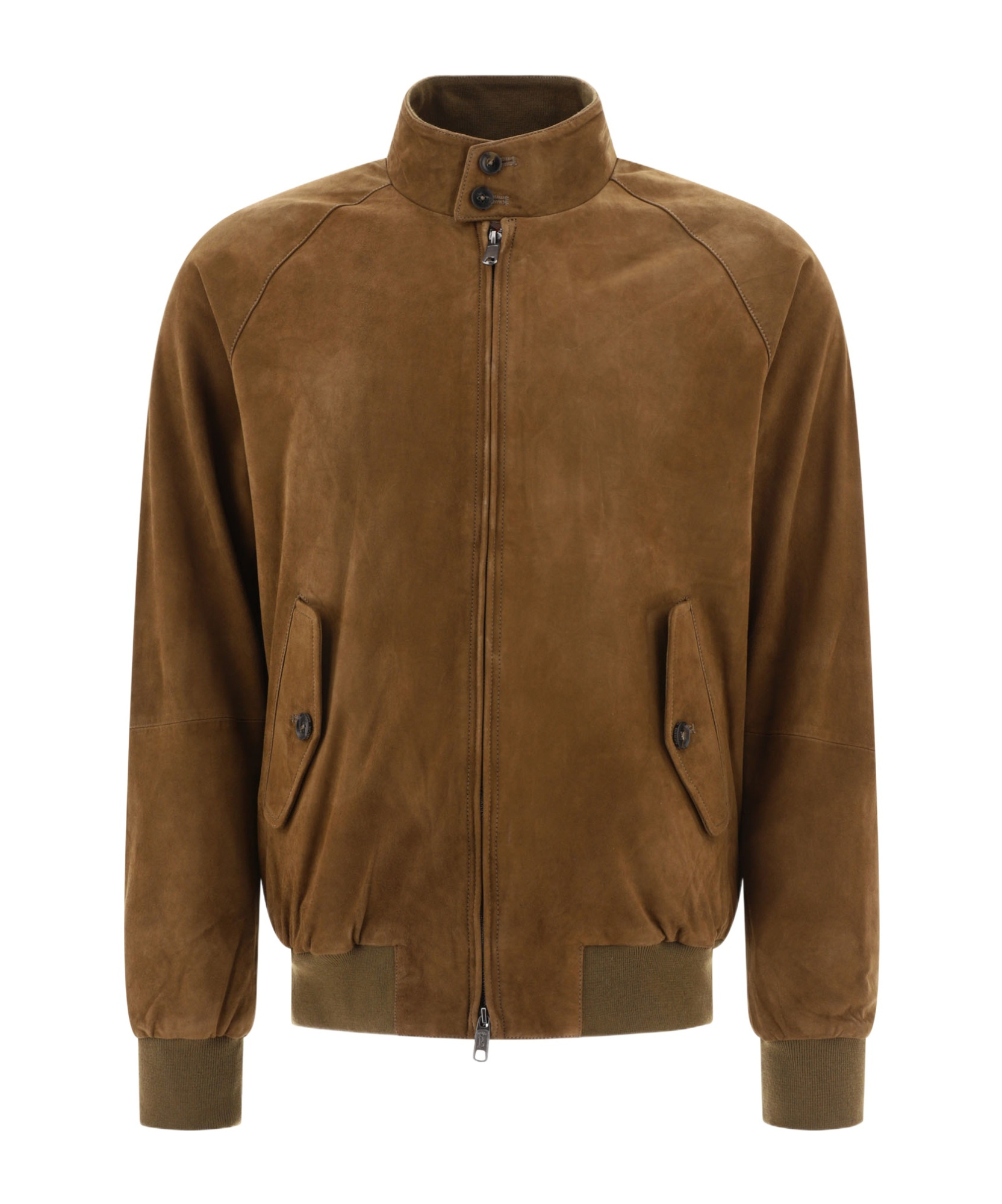 Shop Baracuta Long-sleeved Casual Jacket In Brown