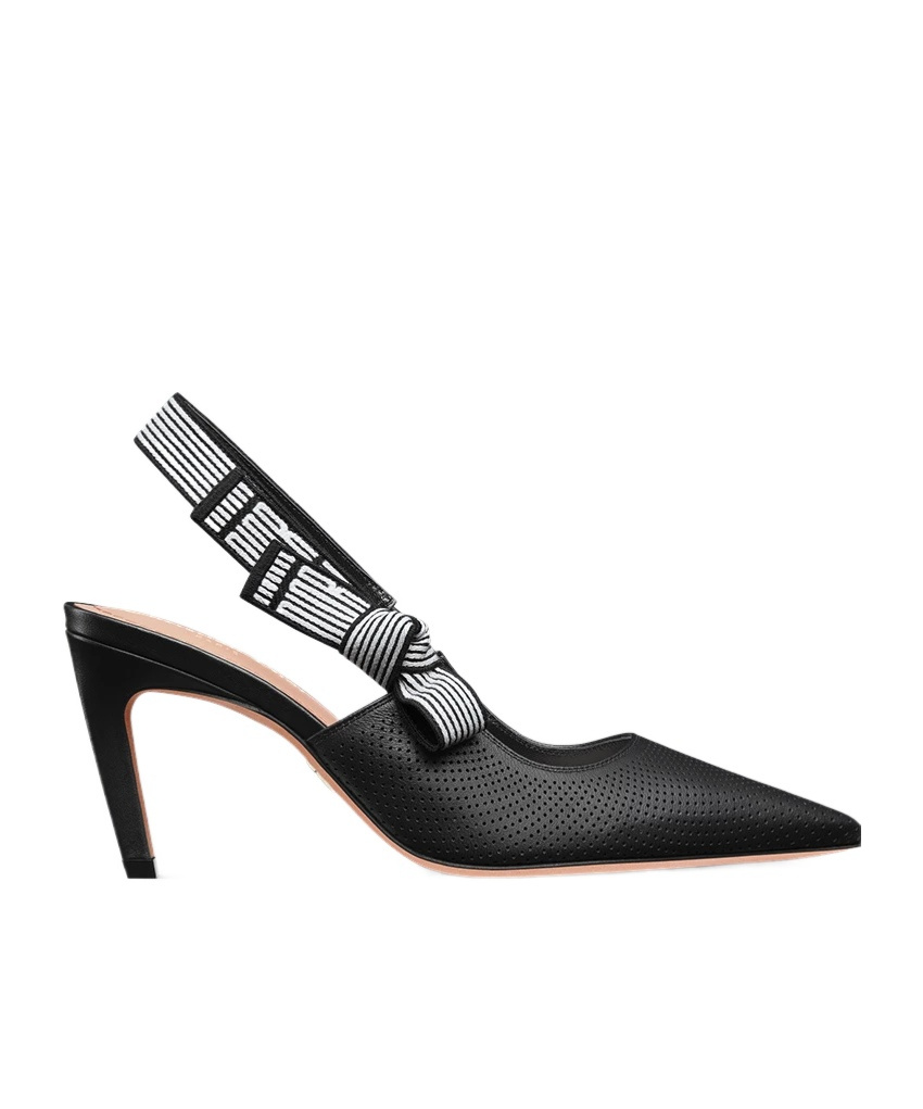 Dior Toujours Heel Sandals In Black