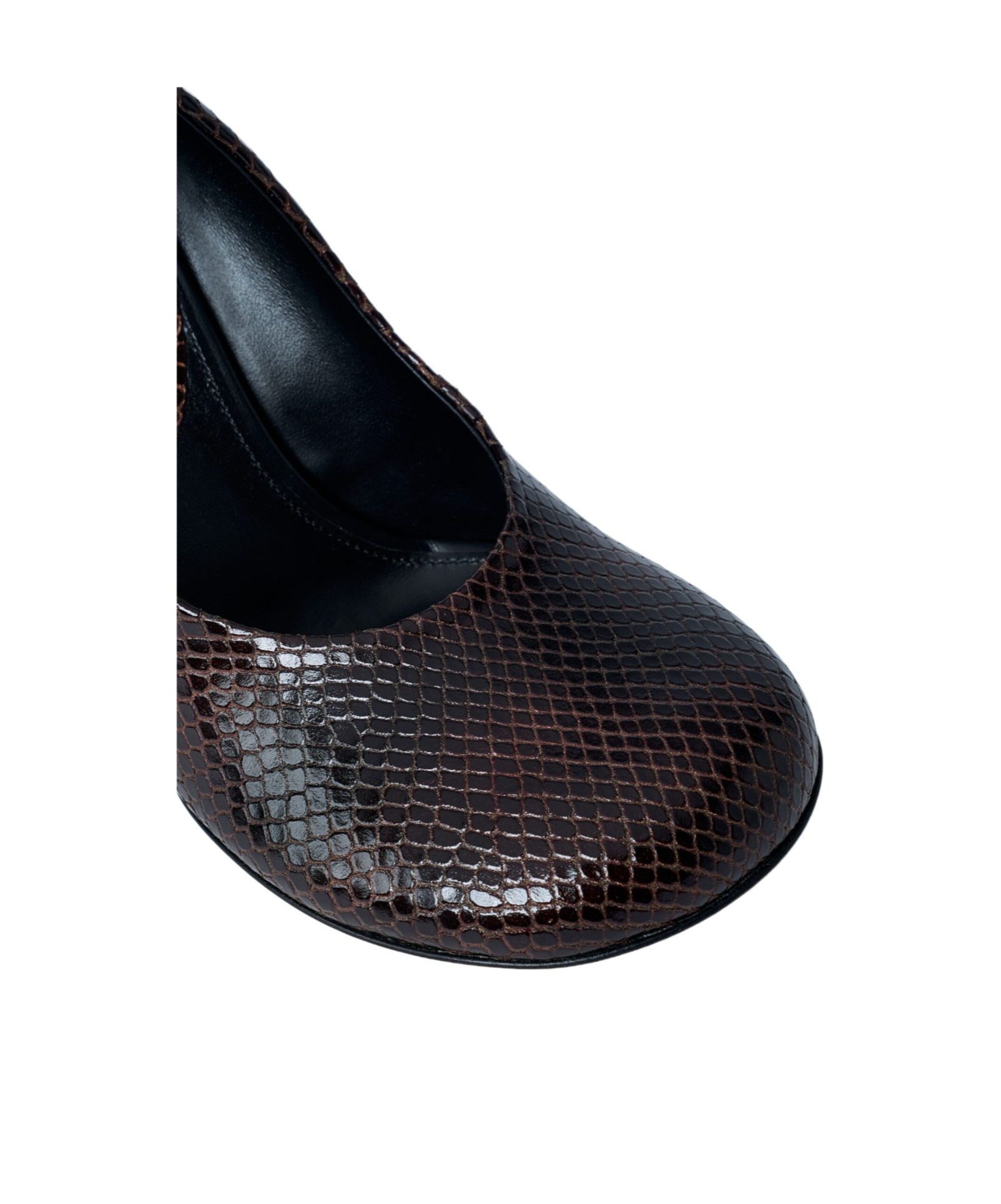 Dries Van Noten Women Python-embossed Leather Wedge Pumps In Animal Print