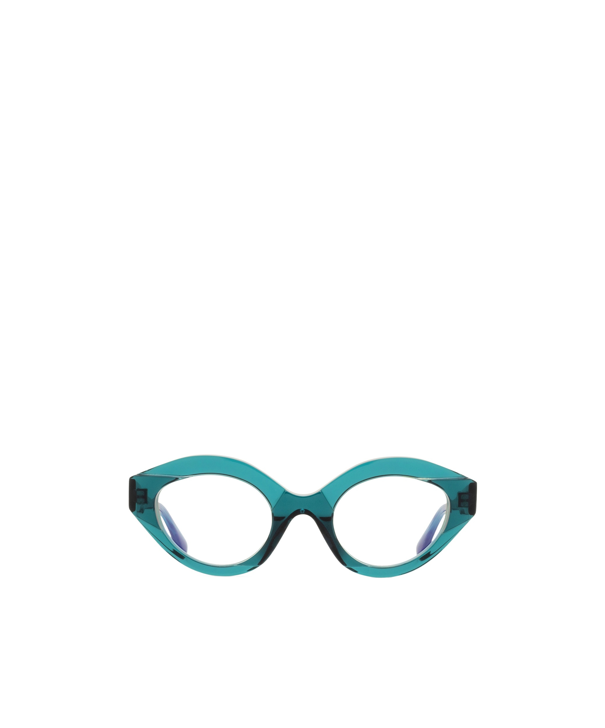 Kuboraum Geometric Plano Mirror In Blue