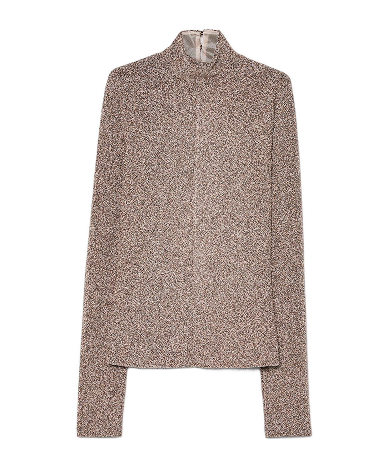 Forte Forte Metallic-threading Top In Brown