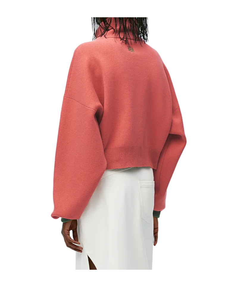 Loewe Cashmere Turtleneck Sweater In Red