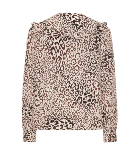 Alessandra Rich Long-sleeved Shirt In Nude