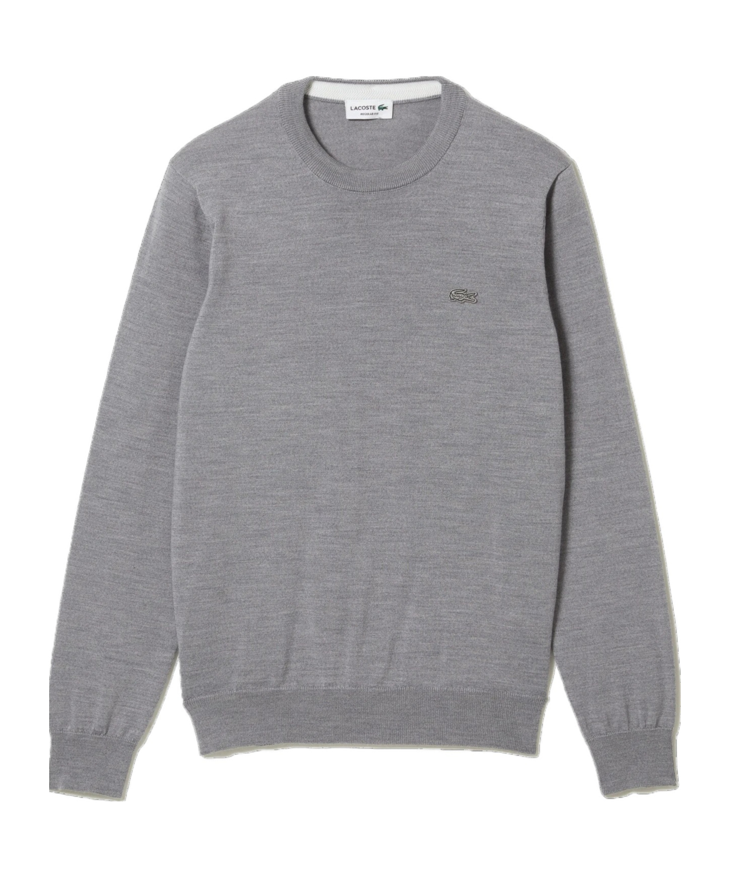 Lacoste Long-sleeved Sweater In Gray