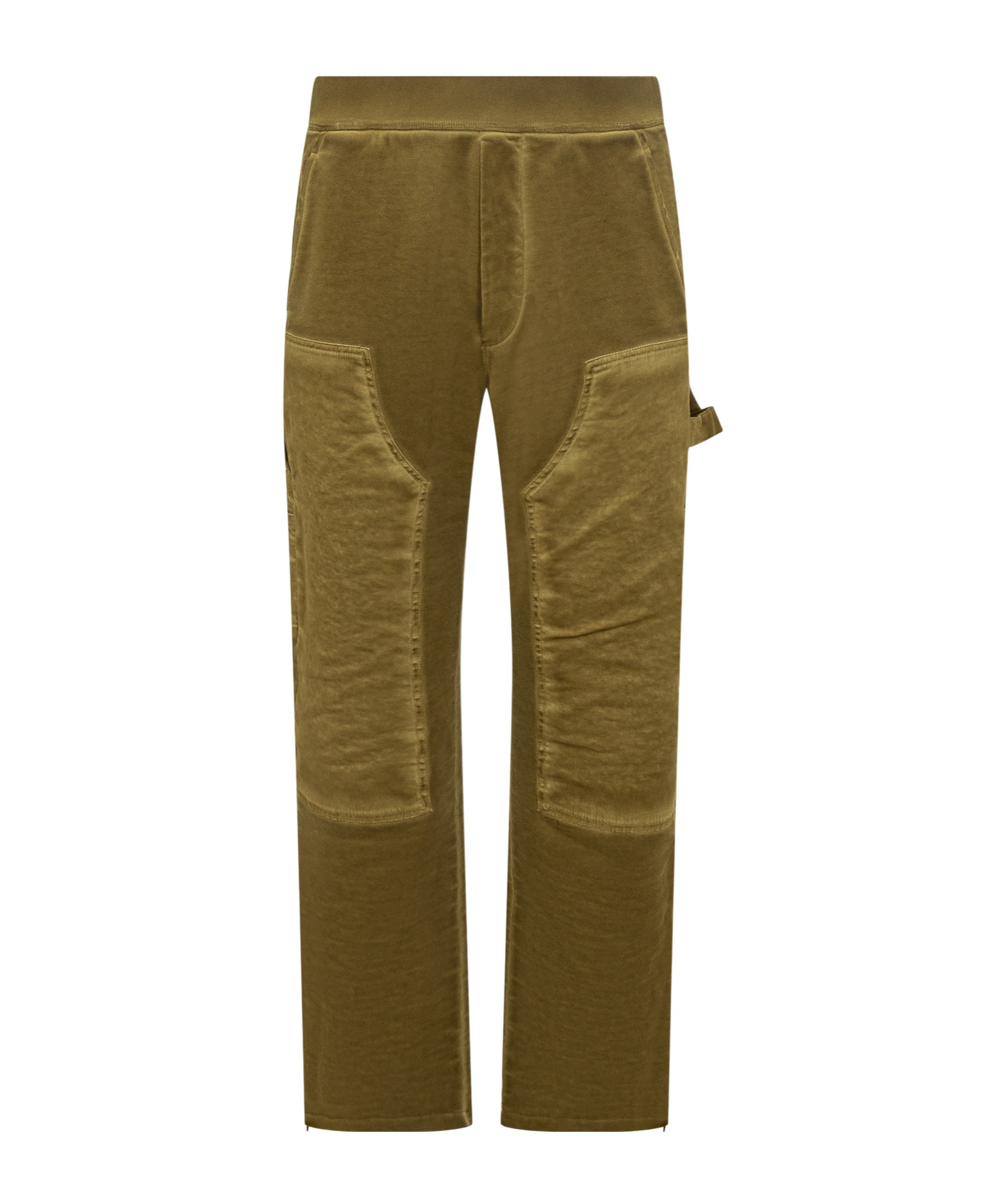 Dsquared2 Elastic Waist Casual Pants In Green