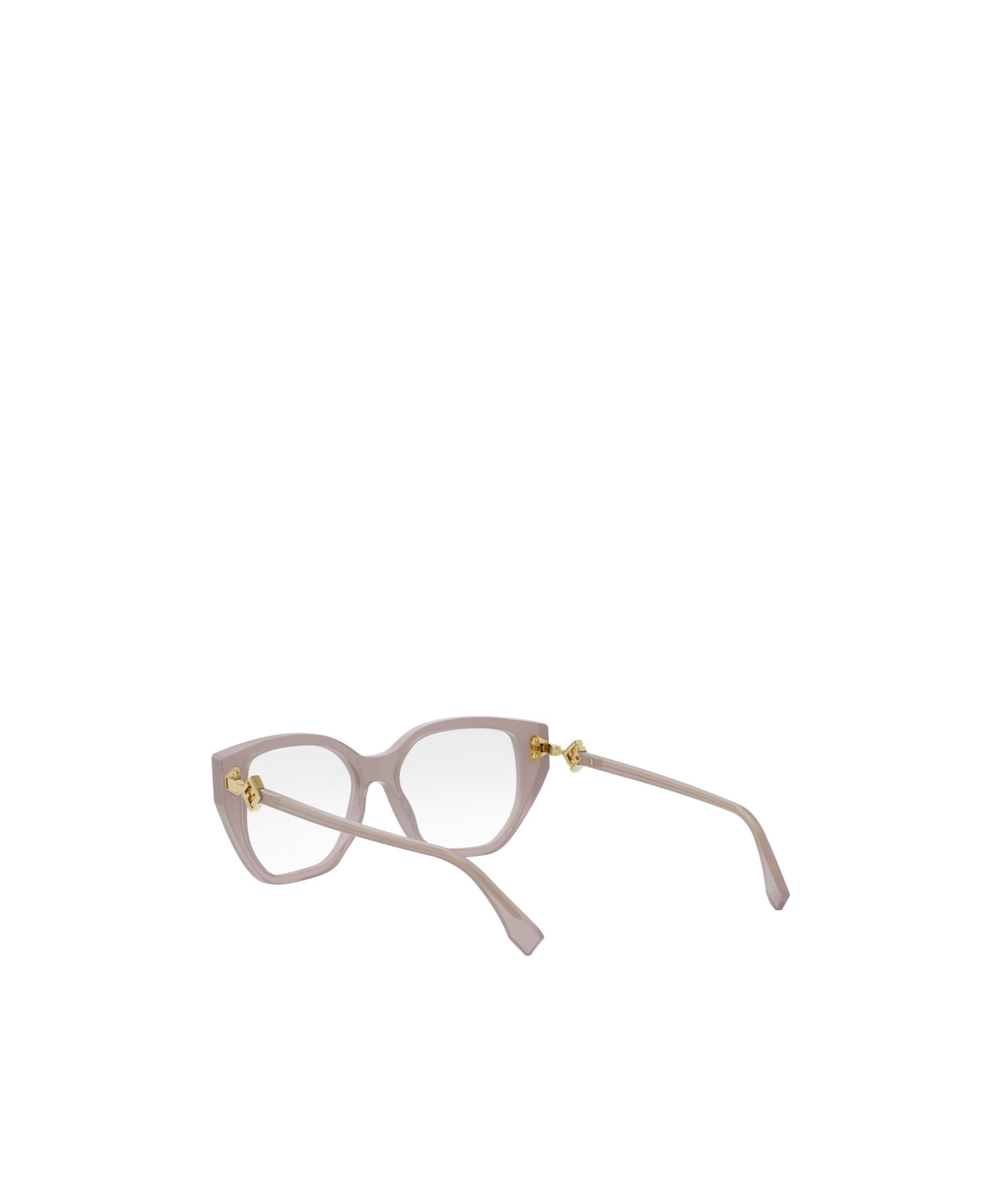 Fendi Fe50100i Ff Diamonds 072 Rosa Chiaro Glasses In Neutral