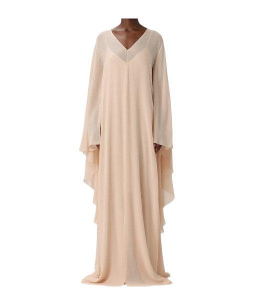 Alberta Ferretti Long-sleeved Dress In Brown
