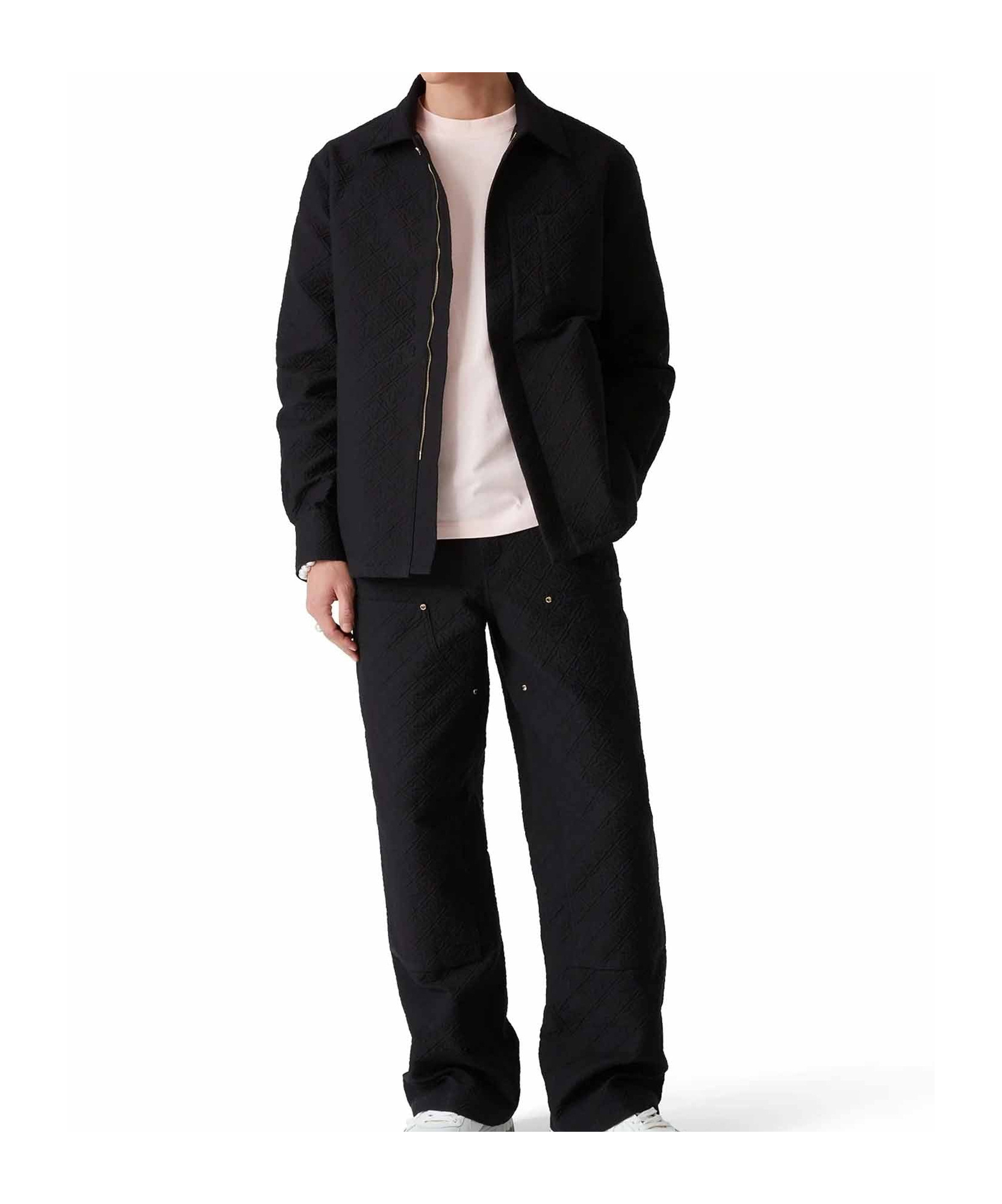 Casablanca Jacquard Monogram Jacket In Black