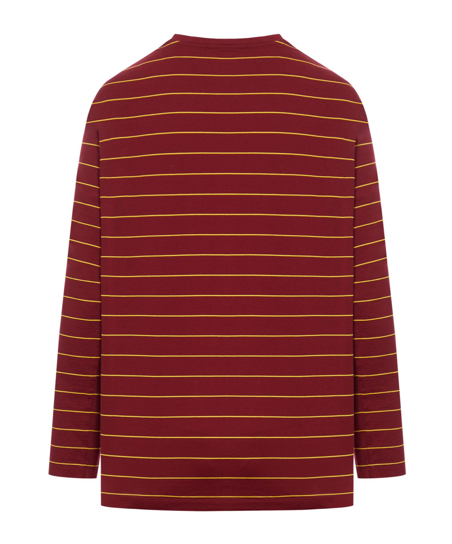 Miu Miu Long-sleeved Cotton T-shirt In Red