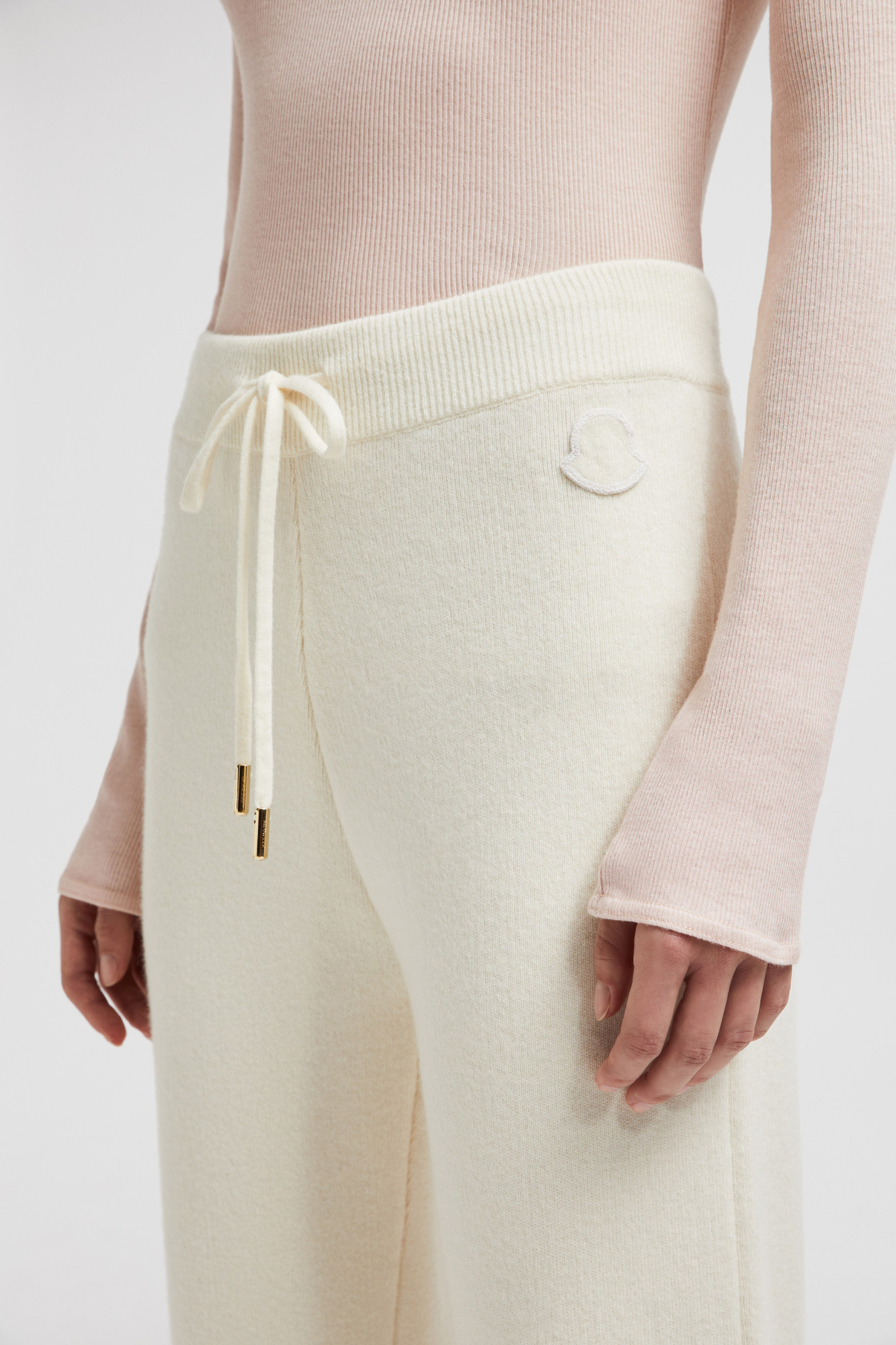 MONCLER WOOL CASHMERE JOGGING TROUSERS