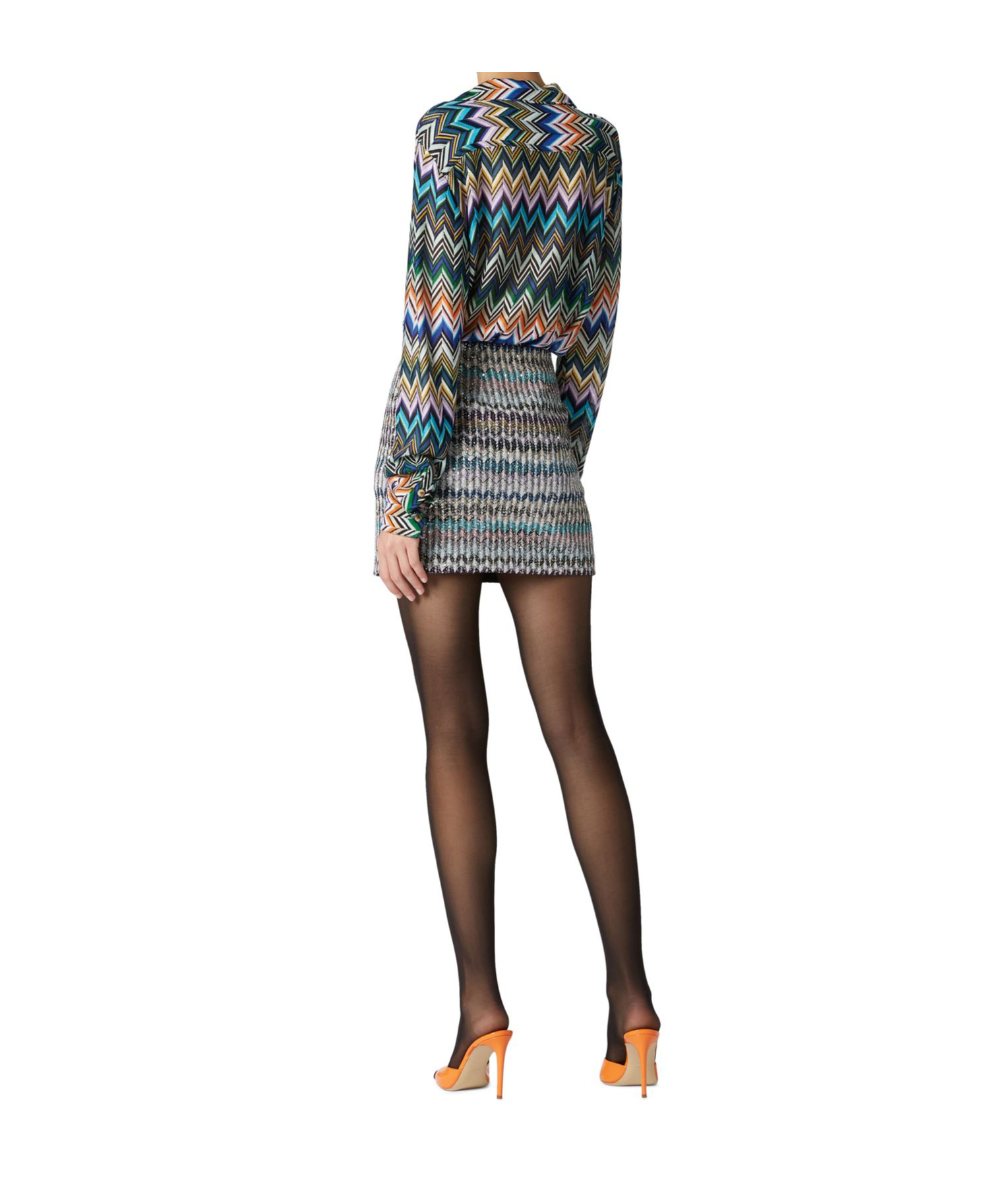 Shop Missoni Sequined Skirt In Multicolor