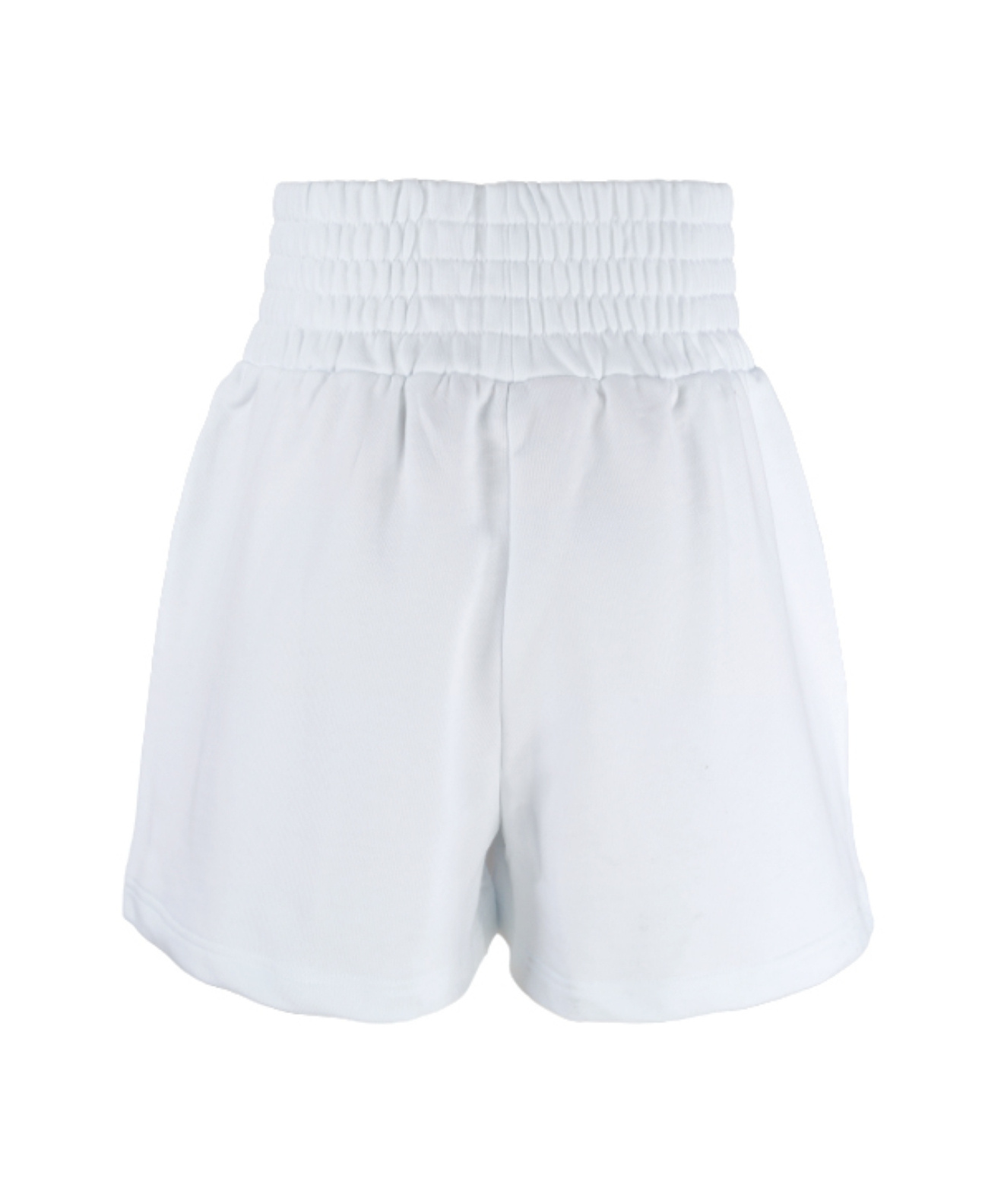 Shop Chiara Ferragni Eye-like Motif Shorts In White