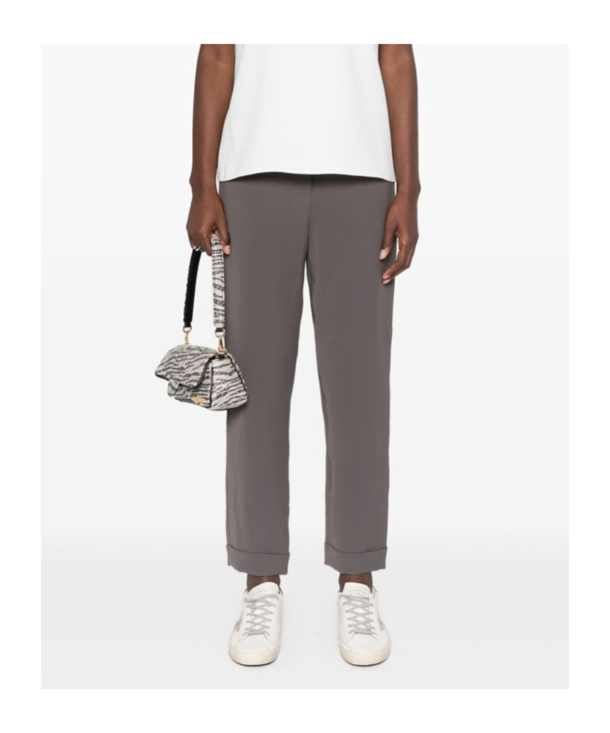 P.a.r.o.s.h Straight Trousers With Mid-rise And Tapered Leg