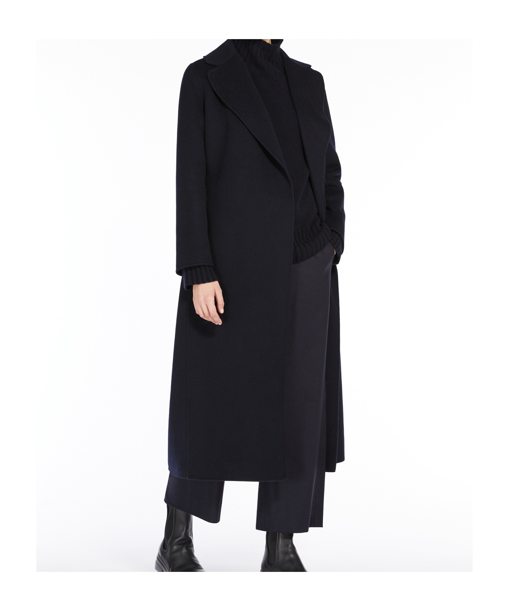 Max Mara Long-sleeved Wool Coat