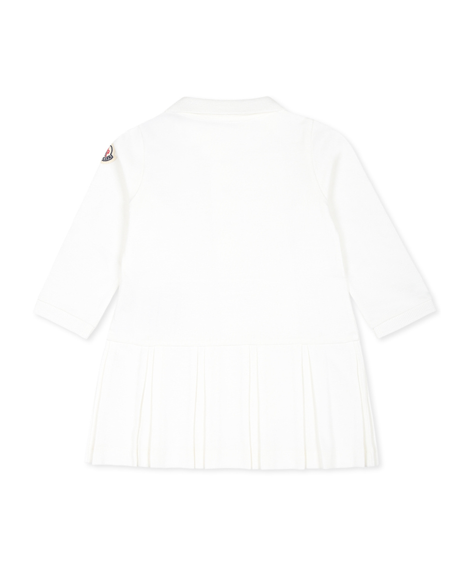 Moncler Long-sleeved Dress In White