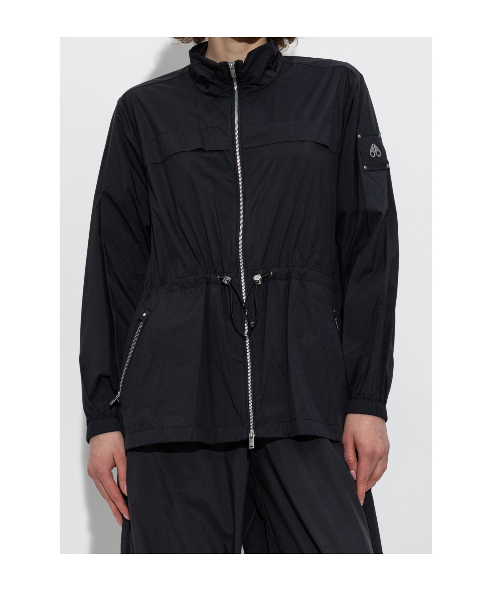 Moose Knuckles Long-sleeved Casual Jacket In Black