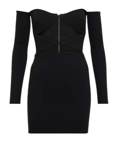 Alex Perry Cutout Minidress In Black