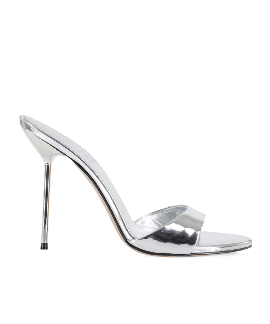 Paris Texas Lidia High-heeled Sandals In Silver