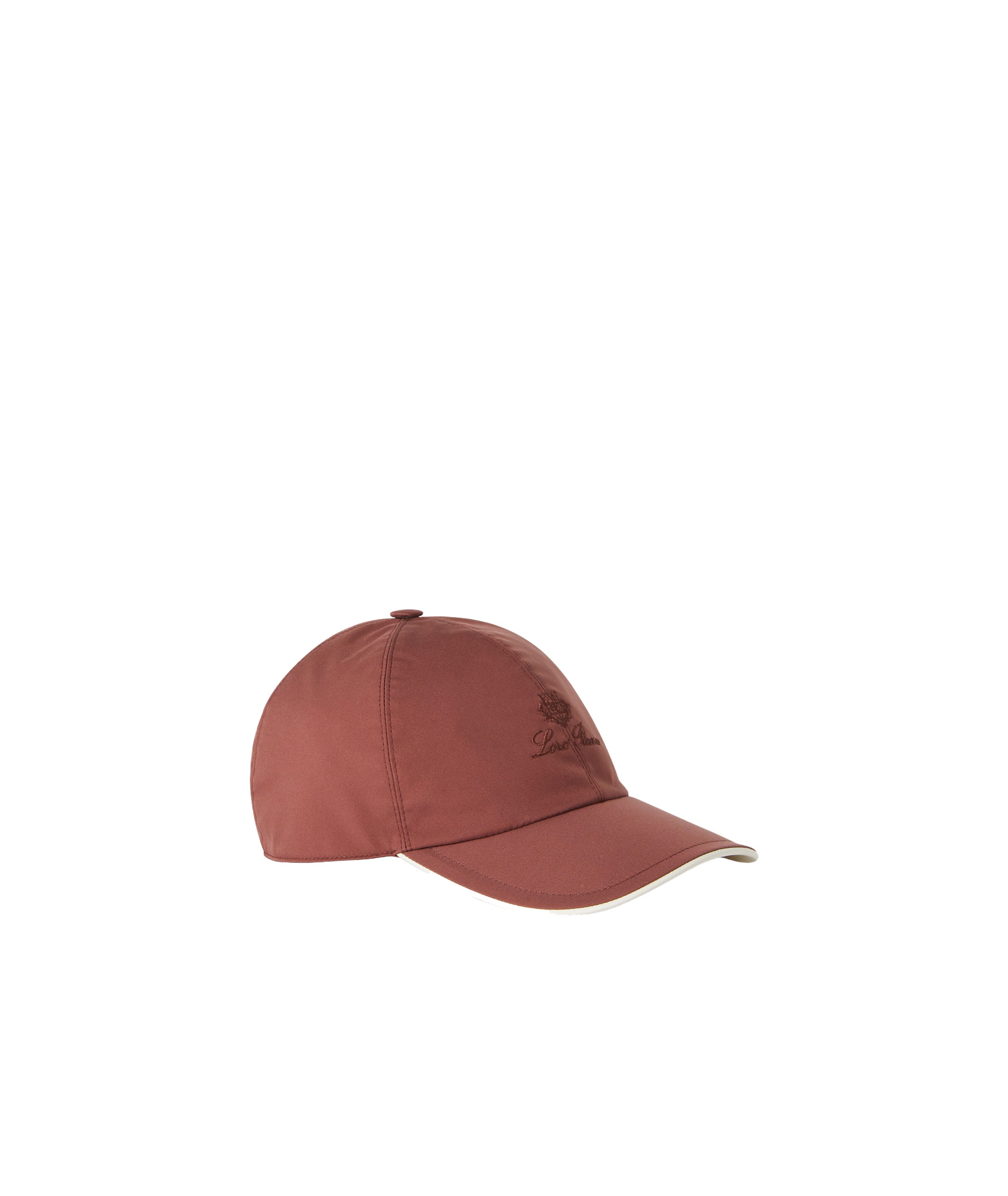 Loro Piana Logo Baseball Cap In Brown