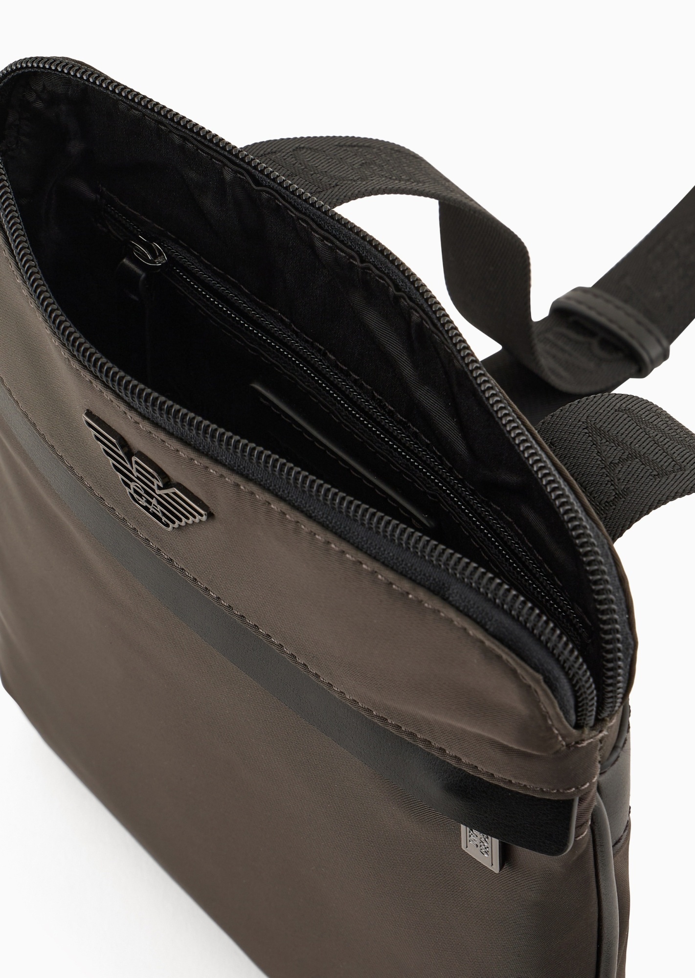 Emporio Armani Adjustable Shoulder Straps For Messenger Bag In Black