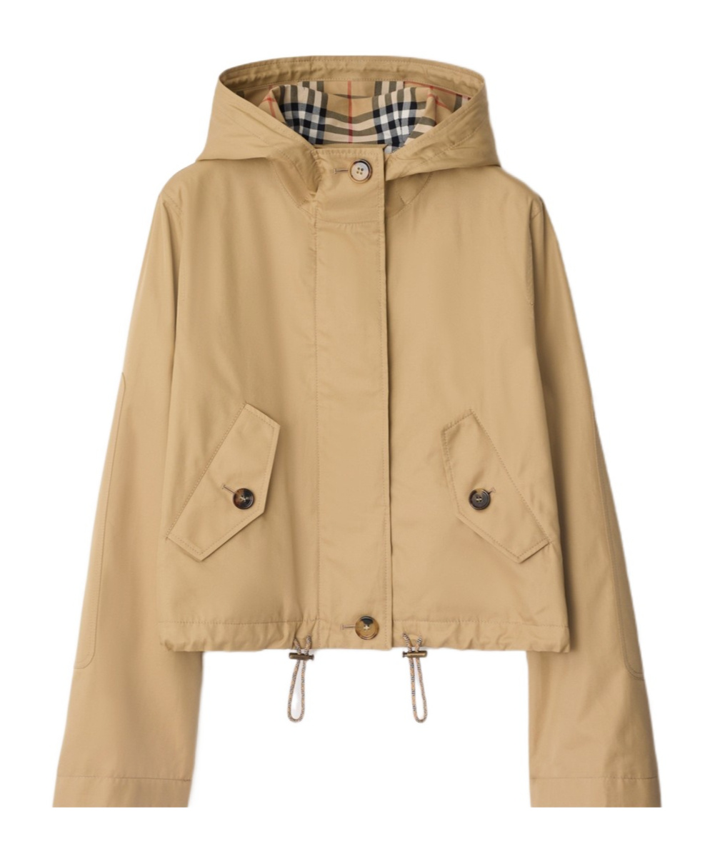 Burberry Short Gabardine Parka