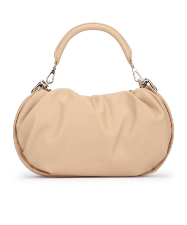 Roger Vivier Logo Engraved Chain-linked Tote Bag In Brown
