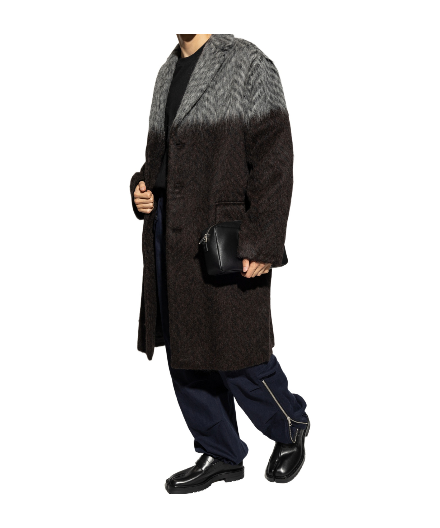 Dries Van Noten Single-breasted Coat In Black