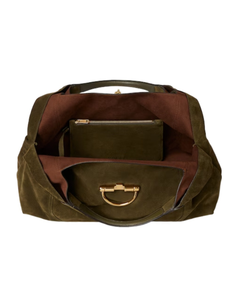 Gucci Softbit Maxi-schultertasche In Green