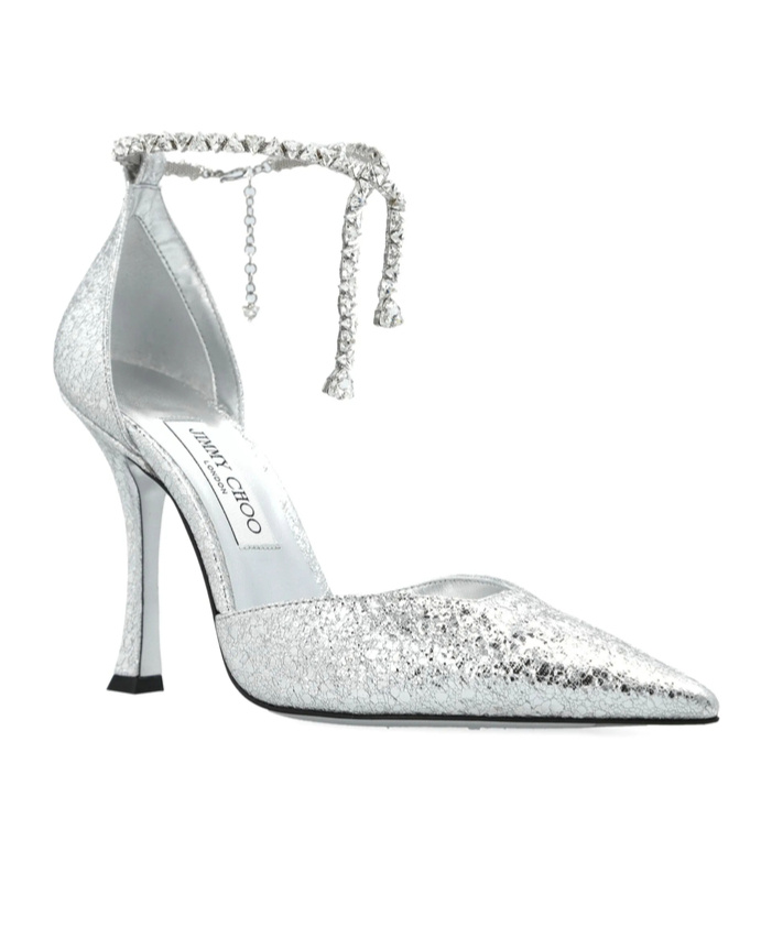 Jimmy Choo Stwvie Pointed-toe Pumps In Multi