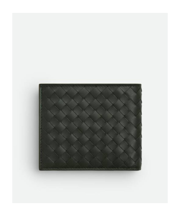 Bottega Veneta Intrecciato Piccolo Bi-fold Wallet With Coin Purse In Black