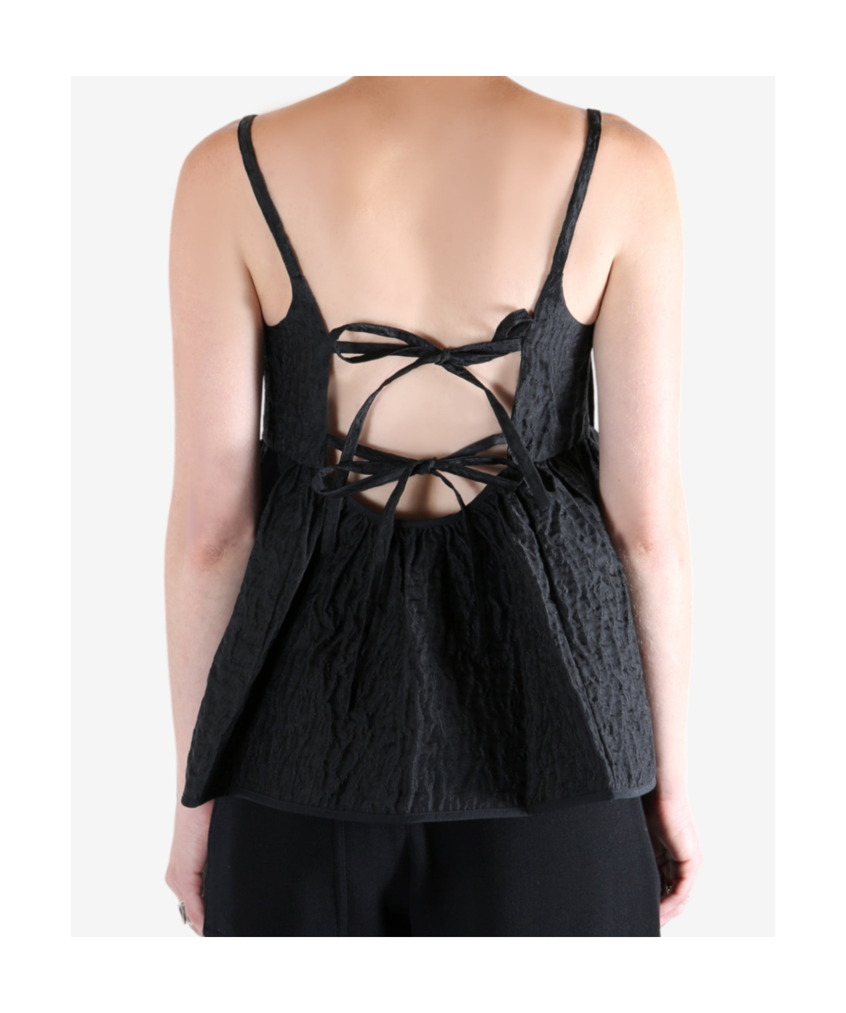 Cecilie Bahnsen Tank Top In Black