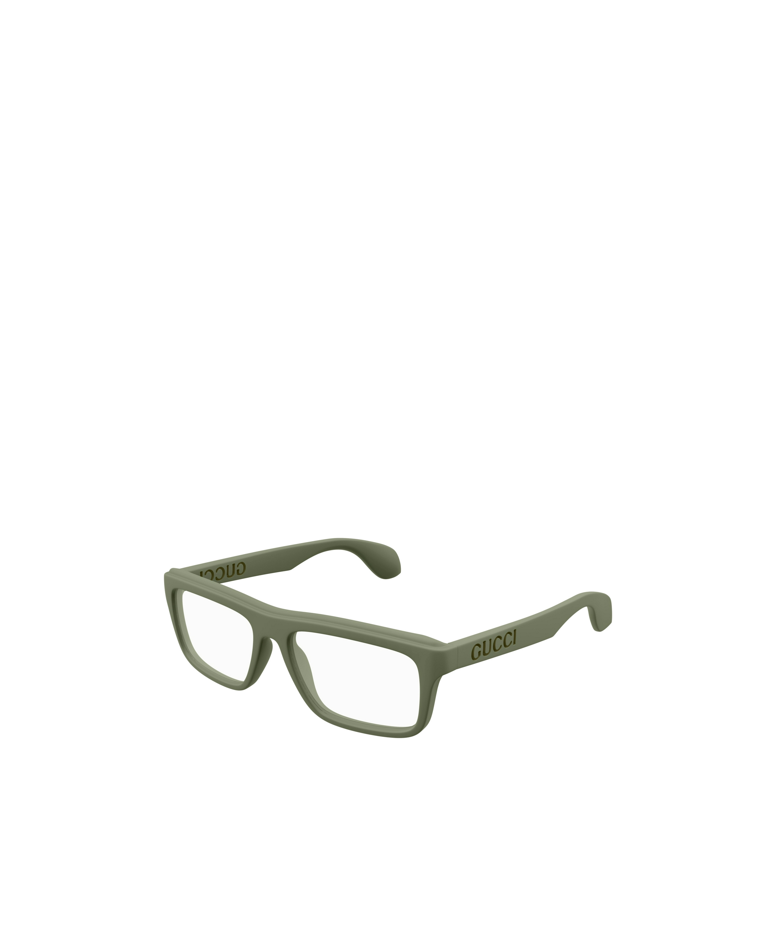 Gucci Eyewear Square Frame Glasses In Green